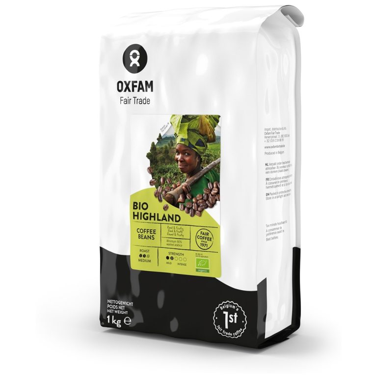 KAWA ZIARNISTA ARABICA/ROBUSTA WYSOKOGÓRSKA FAIR TRADE BIO 1 kg - OXFAM