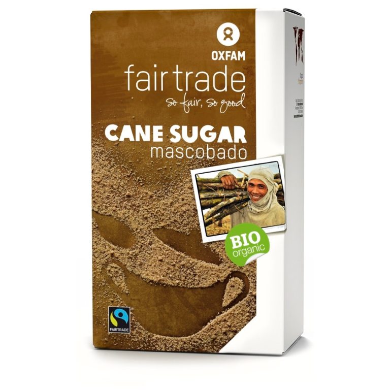 CUKIER TRZCINOWY MASCOBADO FILIPINY FAIR TRADE BIO 1 kg - OXFAM