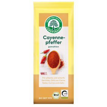 CHILI (PIEPRZ CAYENNE) BIO 50 g - LEBENSBAUM