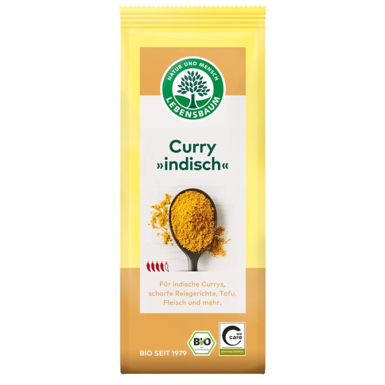 CURRY INDYJSKIE BIO 50 g - LEBENSBAUM