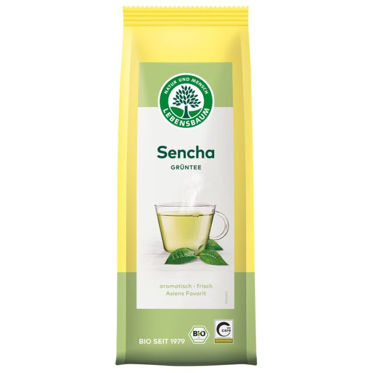 HERBATA ZIELONA SENCHA LIŚCIASTA BIO 75 g - LEBENSBAUM