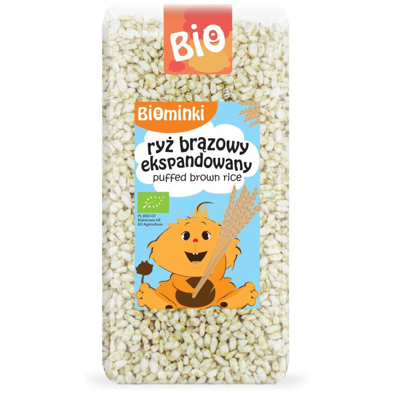 RYŻ BRĄZOWY EKSPANDOWANY BIO 75 g - BIOMINKI