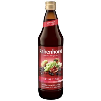 SOK WIELOOWOCOWY (CZERWONY) MULTIWITAMINA 11 PLUS 11 NFC 750 ml - RABENHORST