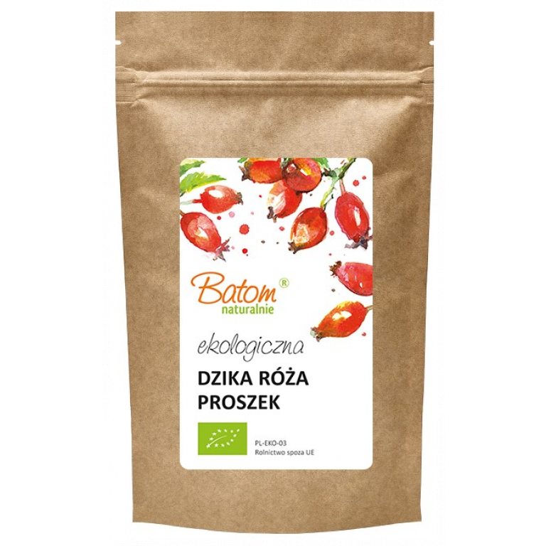 DZIKA RÓŻA PROSZEK BIO 100 g - BATOM