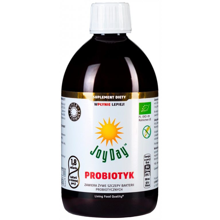 PROBIOTYK BEZGLUTENOWY BIO 500 ml - JOY DAY