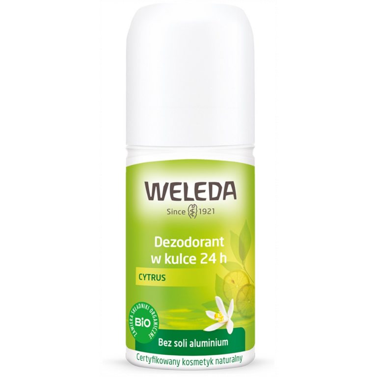 DEZODORANT W KULCE 24 h CYTRUSOWY ECO 50 ml - WELEDA