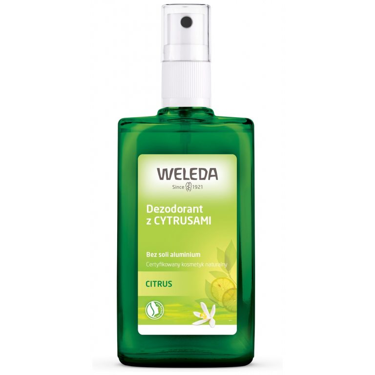 DEZODORANT W SPRAYU 24 h Z CYTRUSAMI ECO 100 ml - WELEDA