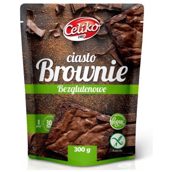 MIESZANKA NA BROWNIE BEZGLUTENOWA 300 g - CELIKO