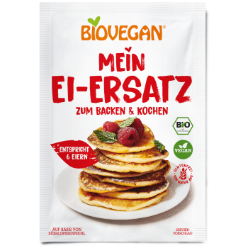 ROŚLINNY ZAMIENNIK 6 JAJ DO PIECZENIA I GOTOWANIA BEZGLUTENOWY BIO 30 g - BIOVEGAN