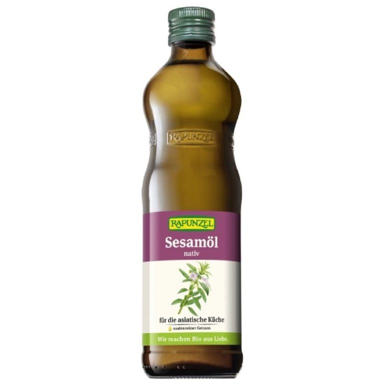 OLEJ SEZAMOWY TŁOCZONY NA ZIMNO BIO 500 ml - RAPUNZEL