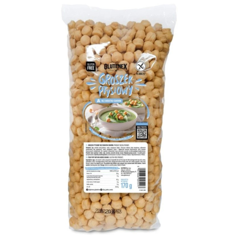 GROSZEK PTYSIOWY BEZ DODATKU CUKRÓW BEZGLUTENOWY 170 g - GLUTENEX