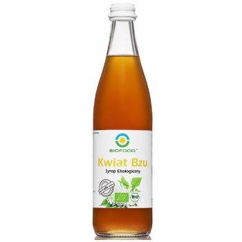 SYROP Z KWIATÓW CZARNEGO BZU BEZGLUTENOWY BIO 500 ml - BIOFOOD