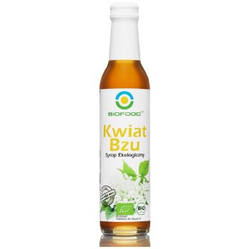 SYROP Z KWIATÓW CZARNEGO BZU BEZGLUTENOWY BIO 250 ml - BIOFOOD