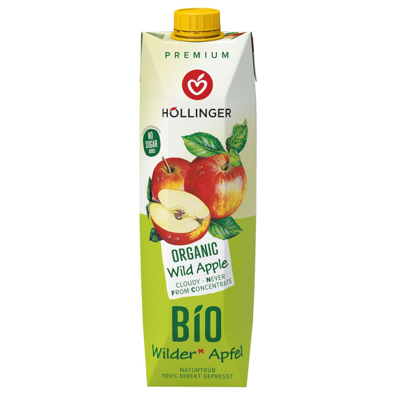SOK JABŁKOWY NFC BIO 1 L - HOLLINGER