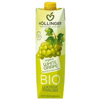 SOK Z BIAŁYCH WINOGRON NFC BIO 1 L - HOLLINGER