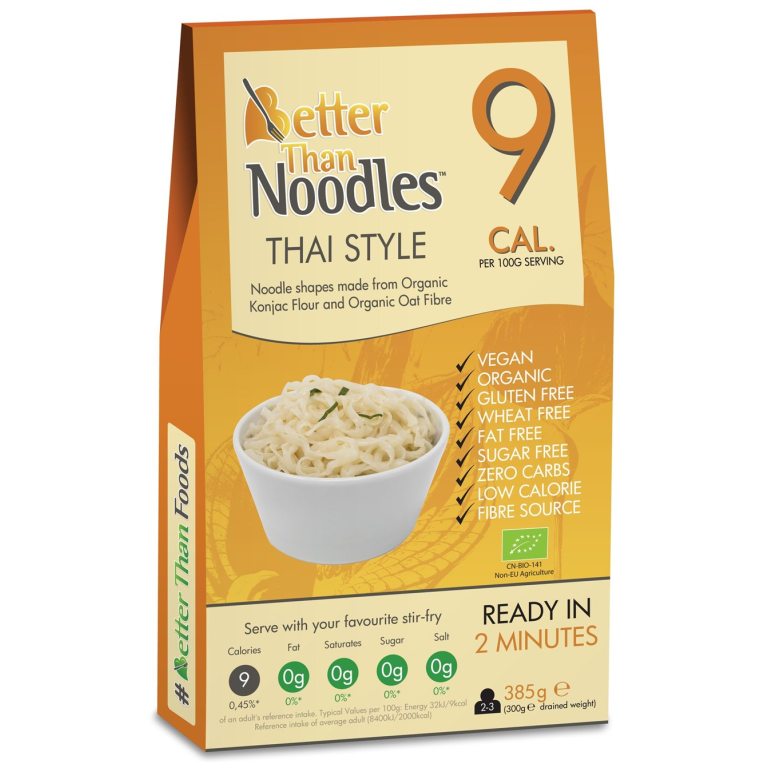 MAKARON (KONJAC) THAI STYLE BEZGLUTENOWY BIO 385 g (300 g) - BETTER THAN FOODS