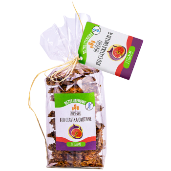 CIASTKA OWSIANE Z FIGAMI BEZGLUTENOWE BIO 150 g - IRENKI