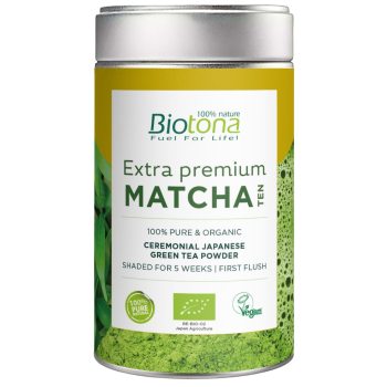 HERBATA ZIELONA MATCHA JAPOŃSKA EXTRA PREMIUM BIO 70 g - BIOTONA