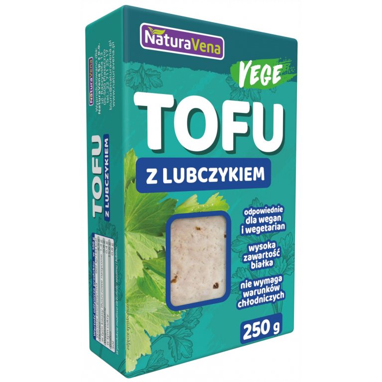 TOFU Z LUBCZYKIEM 250 g - NATURAVENA