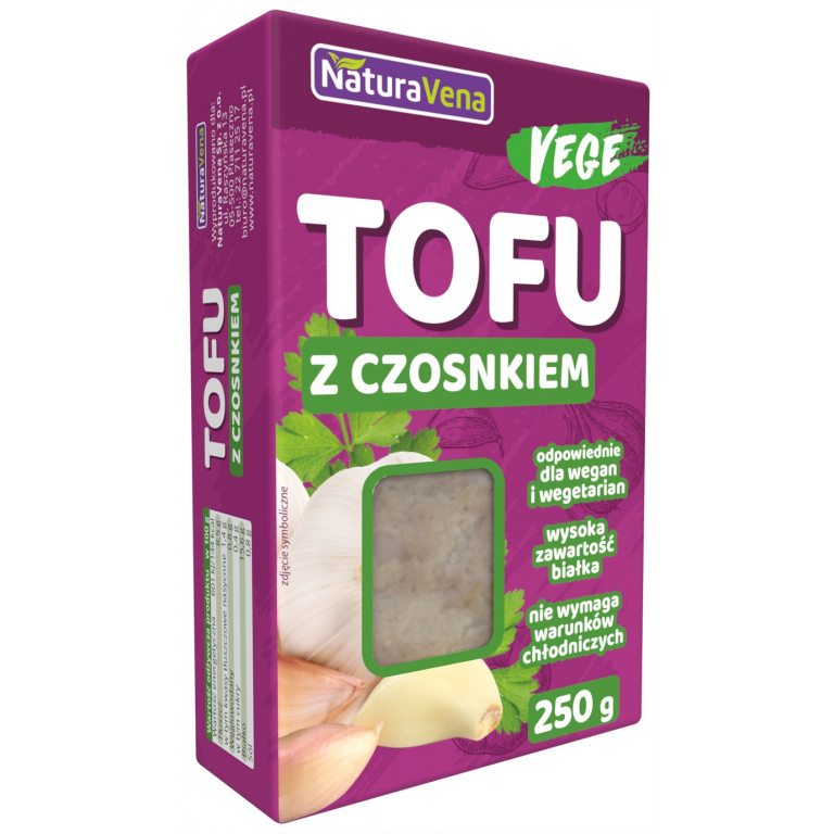 TOFU Z CZOSNKIEM 250 g - NATURAVENA