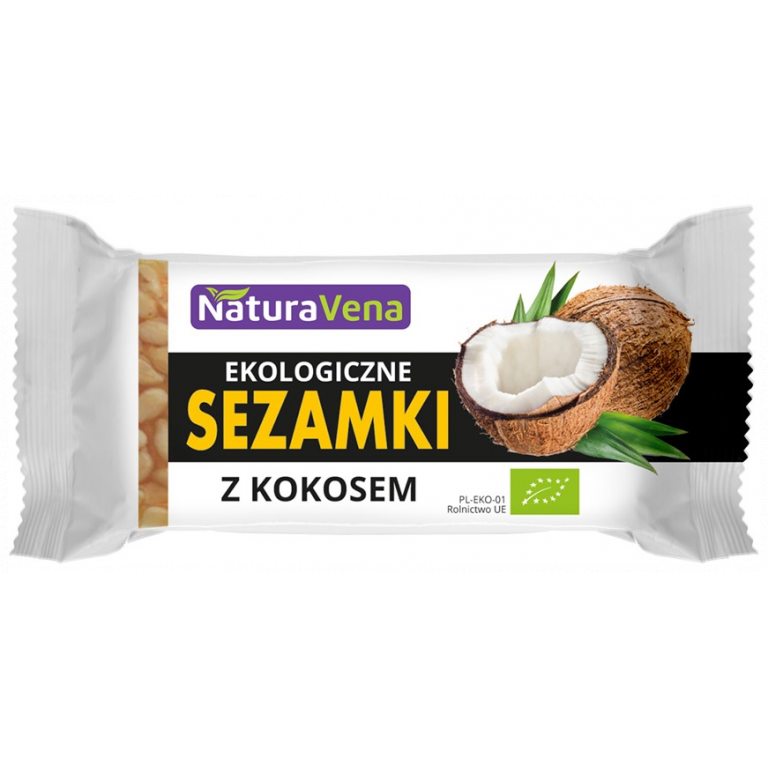 SEZAMKI Z KOKOSEM BIO 27 g - NATURAVENA