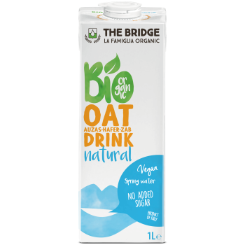 NAPÓJ OWSIANY BEZ DODATKU CUKRÓW BIO 1 L - THE BRIDGE