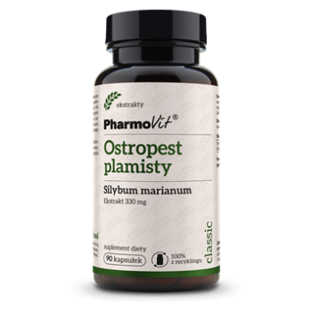 OSTROPEST PLAMISTY (330 mg) BEZGLUTENOWY 90 KAPSUŁEK - PHARMOVIT (CLASSIC)