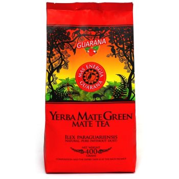 YERBA MATE GREEN MAS ENERGIA GUARANA 400 g - MATE GREEN