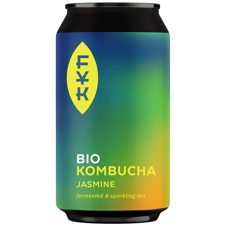 KOMBUCHA HERBATA ZIELONA JAŚMINOWA BEZGLUTENOWA BIO 330 ml - FOREVER YOUNG KOMBUCHA