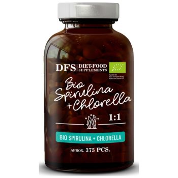 CHLORELLA + SPIRULINA BIO 375 TABLETEK - DIET-FOOD