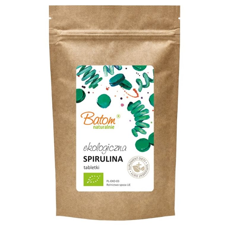 SPIRULINA BIO (400 mg) 625 TABLETEK - BATOM