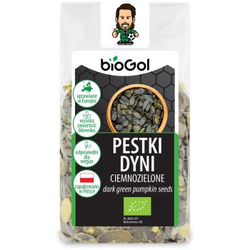 PESTKI DYNI CIEMNOZIELONE (UPRAWIANE W EUROPIE) BIO 150 g - BIOGOL