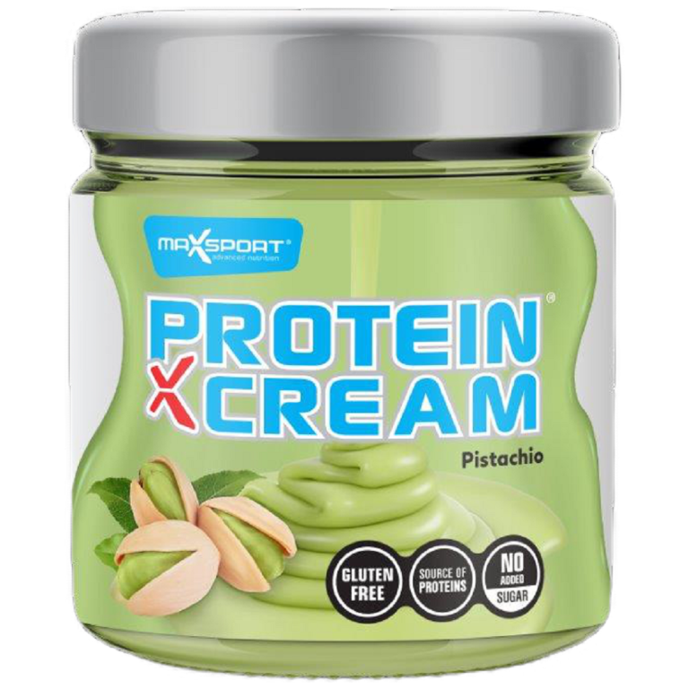 KREM PROTEINOWY PISTACJOWY BEZ DODATKU CUKRÓW BEZGLUTENOWY 200 g - MAXSPORT