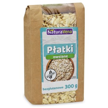 PŁATKI OWSIANE BEZGLUTENOWE 300 g - NATURAVENA