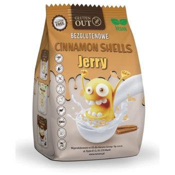 MUSZELKI ZBOŻOWE CYNAMONOWE BEZGLUTENOWE 375 g - JERRY GLUTEN OUT