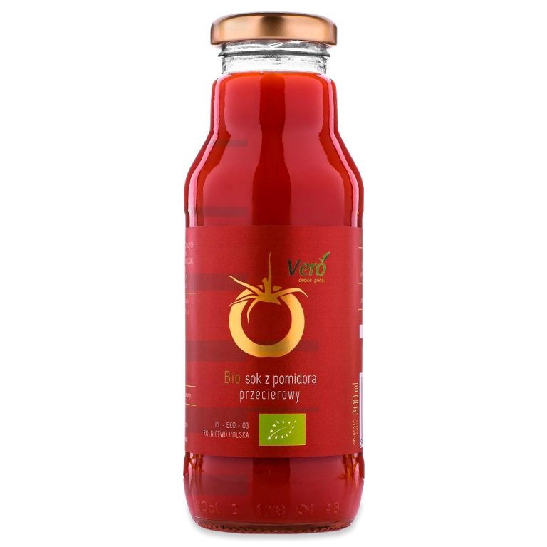 SOK POMIDOROWY PRZECIEROWY BIO 300 ml - VERO