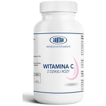 WITAMINA C Z DZIKIEJ RÓŻY (945 mg) 100 KAPSUŁEK - JANTAR