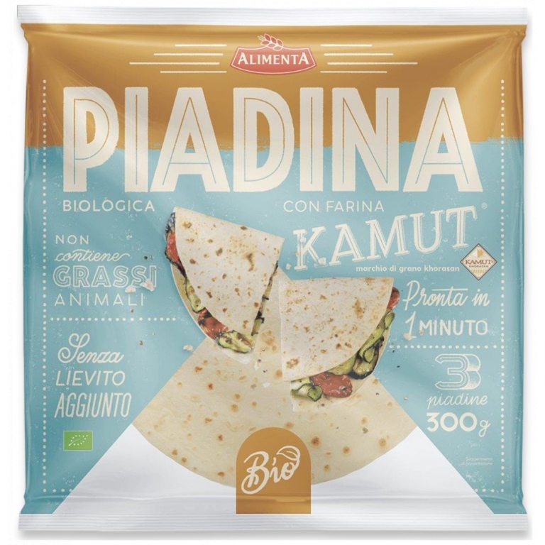 PIADINA KAMUT - PSZENICA DURUM CAPPELLI BIO (3 x 100 g) 300 g - ALIMENTA