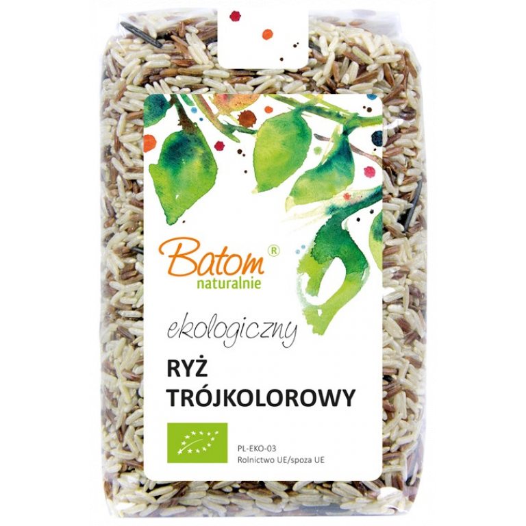 RYŻ TRÓJKOLOROWY BIO 500 g - BATOM