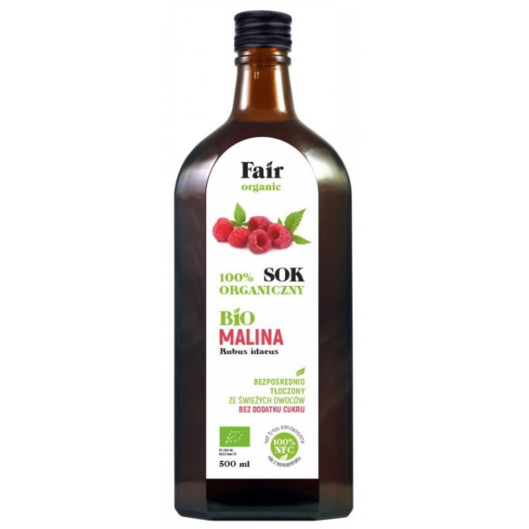 SOK MALINOWY NFC BIO 500 ml - FAIR ORGANIC