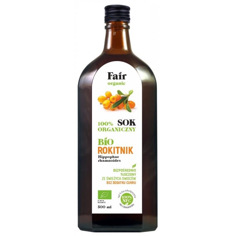 SOK Z ROKITNIKA NFC BIO 500 ml - FAIR ORGANIC