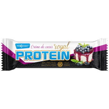 BATON PROTEINOWY O SMAKU CZARNEJ PORZECZKI W BIAŁEJ POLEWIE BEZGLUTENOWY 60 g - MAXSPORT
