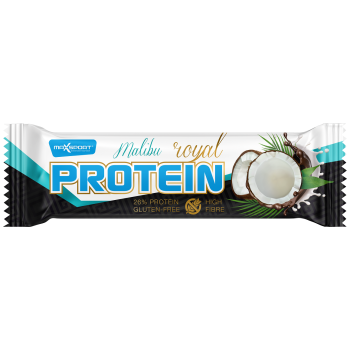 BATON PROTEINOWY Z KOKOSEM W MLECZNEJ CZEKOLADZIE BEZGLUTENOWY 60 g - MAXSPORT
