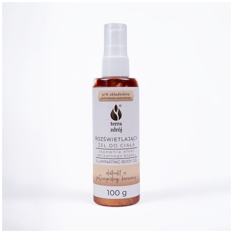 ŻEL DO CIAŁA ROZŚWIETLAJĄCY 100 ml - TERRA ZDRÓJ (SERIA BOROWINOWA)