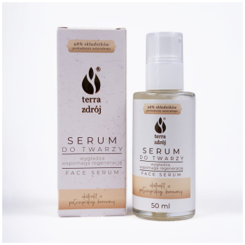 SERUM DO TWARZY WYGŁADZAJĄCO - REGENERUJĄCY 50 ml - TERRA ZDRÓJ (SERIA BOROWINOWA)