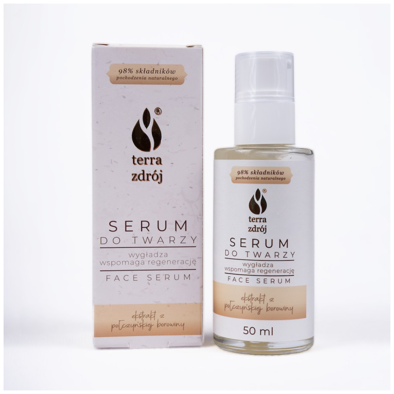 SERUM DO TWARZY WYGŁADZAJĄCO - REGENERUJĄCY 50 ml - TERRA ZDRÓJ (SERIA BOROWINOWA)