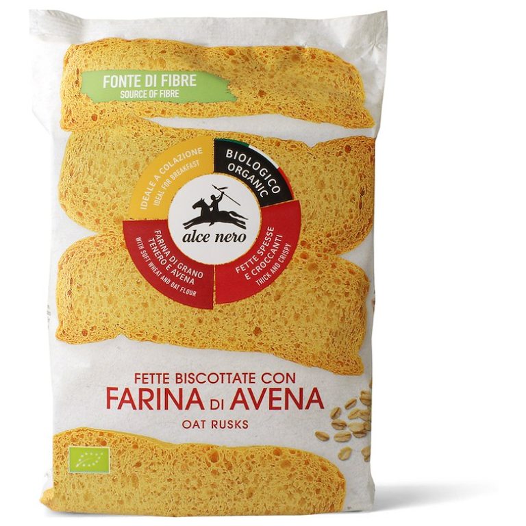 SUCHARKI Z OWSEM BIO 120 g - ALCE NERO