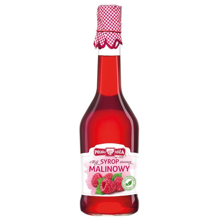 SYROP MALINOWY 500 ml - POLSKA RÓŻA