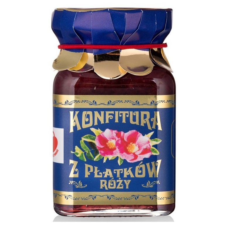 KONFITURA Z PŁATKÓW RÓŻY 220 g - POLSKA RÓŻA