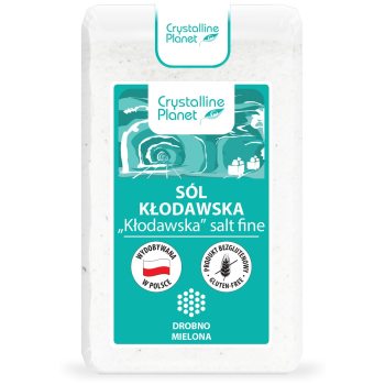 SÓL KŁODAWSKA DROBNO MIELONA BEZGLUTENOWA 600 g - CRYSTALLINE PLANET